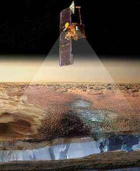 Odysseya znajduje wodę na Marsie. (NASA/JPL University of Arizona/Los Alamos National Laboratories)