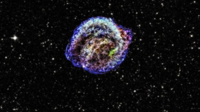 Obraz pozostałości po supernowej Keplera.