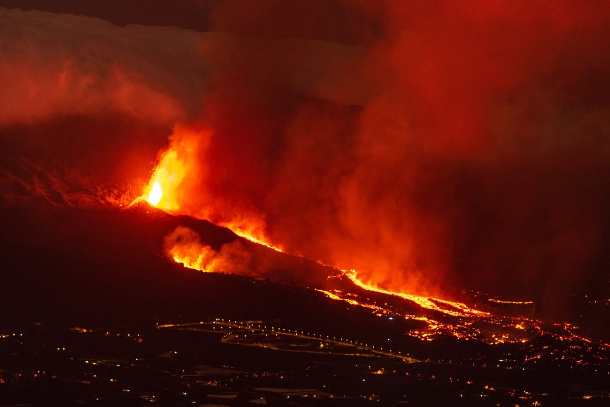 Erupcja wulkanu na La Palma we wrześniu 2021