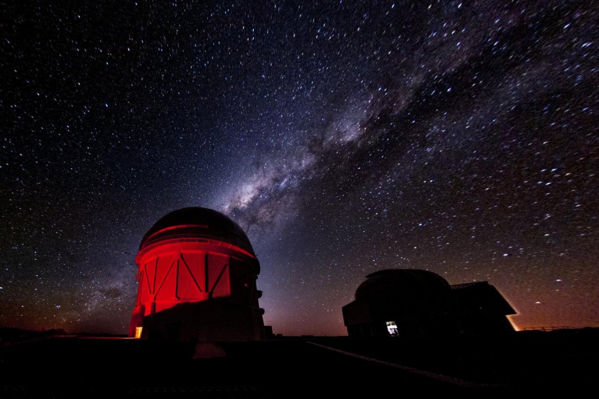 Kopuła teleskopu Blanco w Międzyamerykańskim Obserwatorium Cerro Tololo.