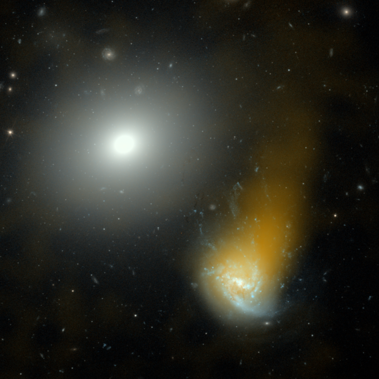 NGC 4858 - Galaktyka Meduza