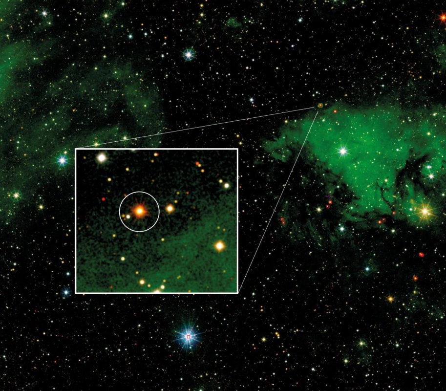 Obraz rejonu Cygnus-X w pobliżu asocjacji Cygnus OB2.