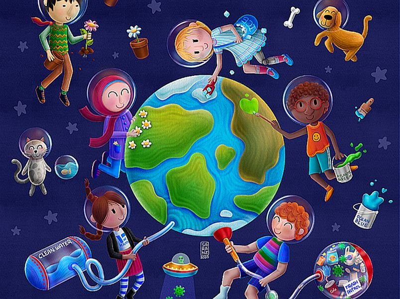 Kosmiczny konkurs dla dzieci o sprzataniu orbity Ziemi