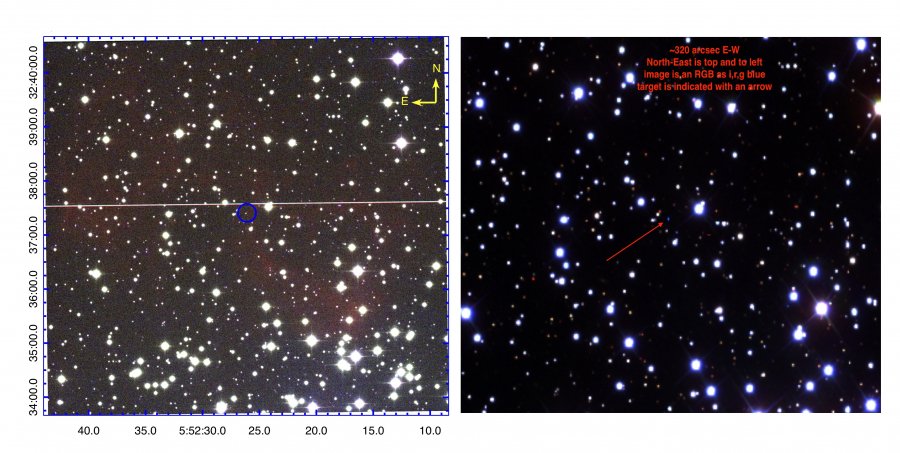 Mgławica planetarna IPHASX J055226.2+323724.