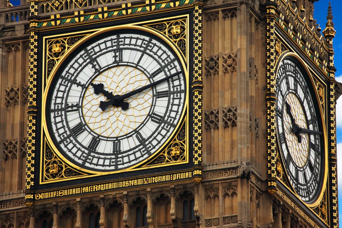 Zegar Big Ben w Londynie