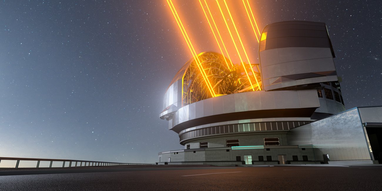 Artystyczna wizja teleskopu ELT
