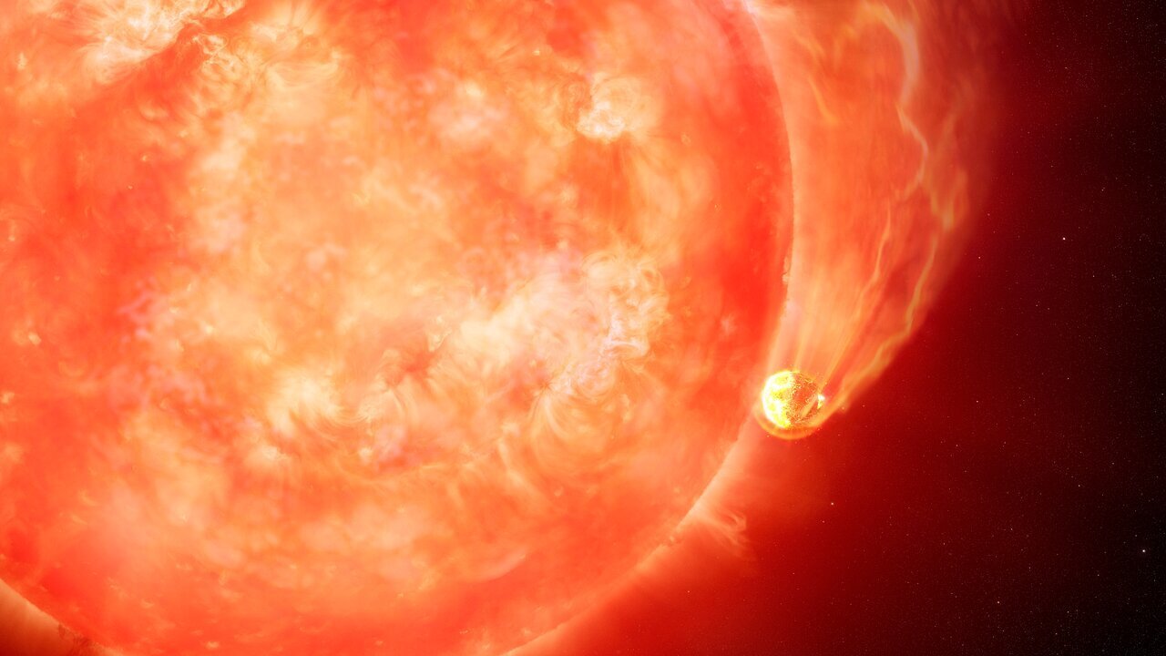 Egzoplaneta pochłaniana przez gwiazdę