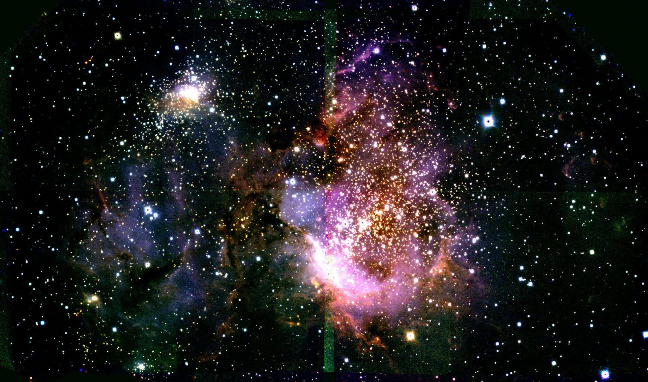Zdjęcie regionu gwiazdotwórczego Sh 2-209 na obrzeżach Drogi Mlecznej.