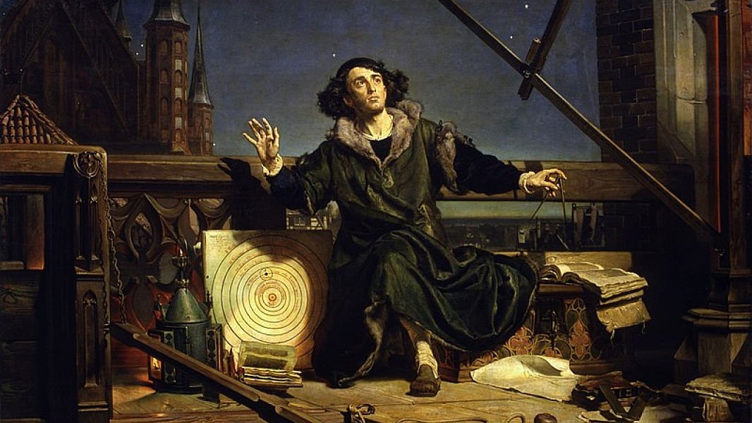 Astronom Mikołaj Kopernik na obrazie Jana Matejki