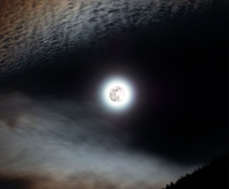 Wilczy Księżyc nad Alpami styczęń 2024