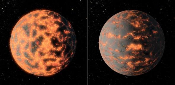 Planeta 55 Cancri e - wizja artystyczna