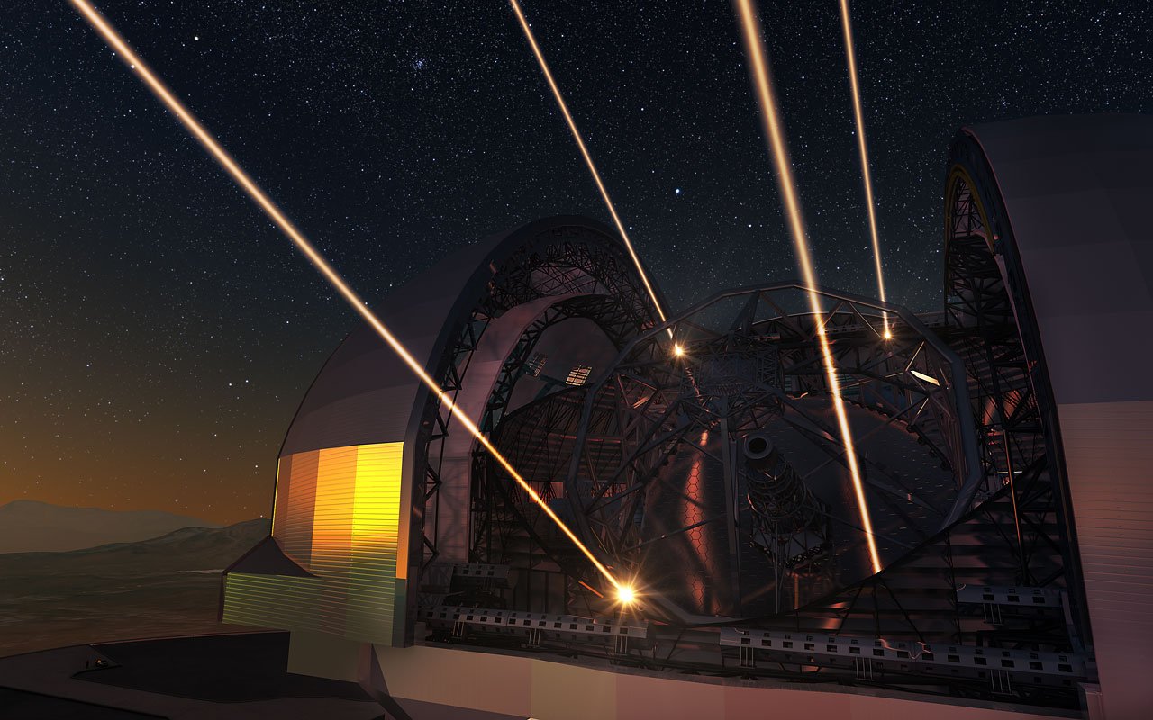 Wizualizacja teleskopu E-ELT
