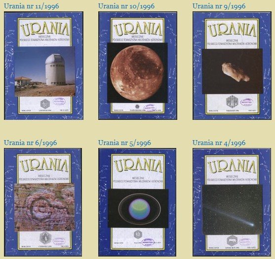 Cyfrowe Archiwum Uranii lata 1990-1997