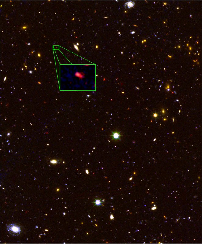Galaktyka z8_GND_5296 z przesunięciu ku czerwieni z = 7,51