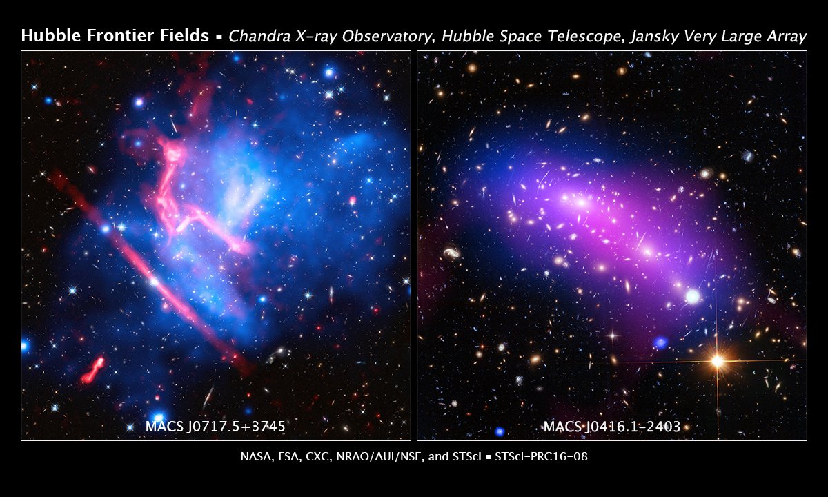 Gromady galaktyk MACS J0416.1-2403 oraz MACS J0717.5+3745