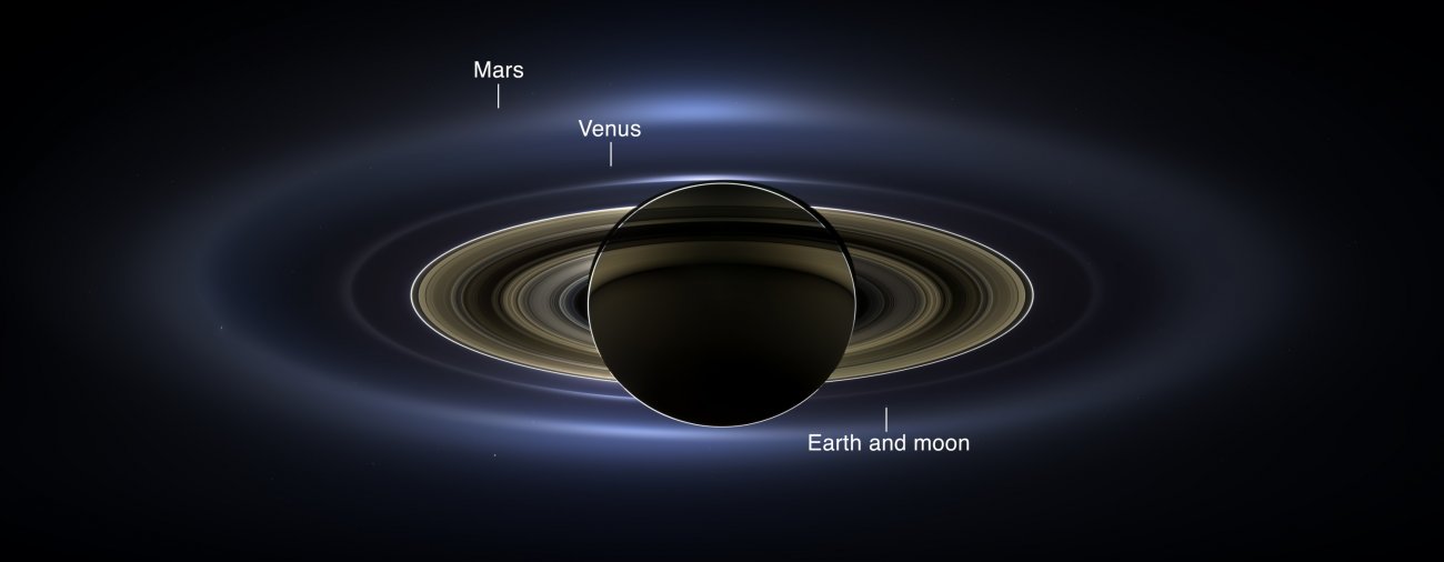 Saturn razem z Ziemią