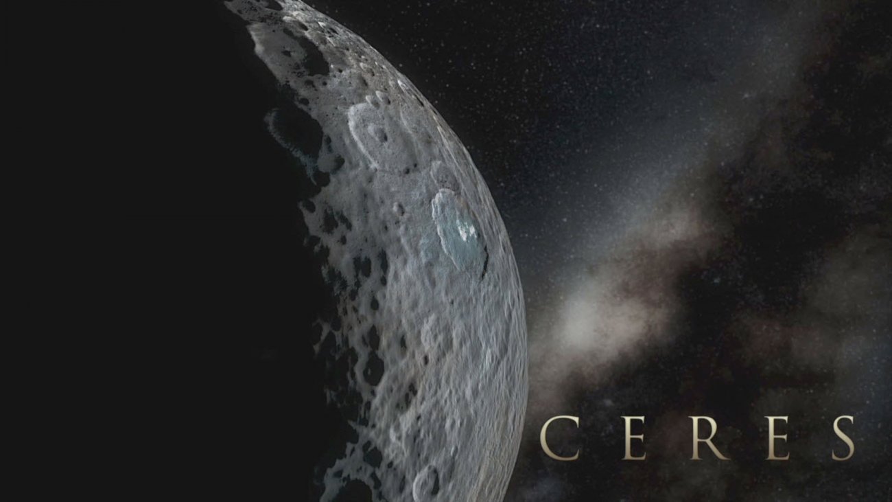 Symulacja powierchni Ceres