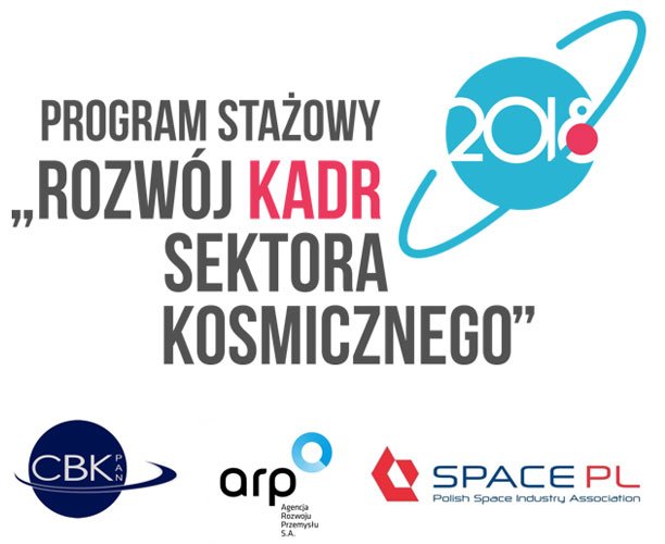 Program stażowy w sektorze kosmicznym 2018 