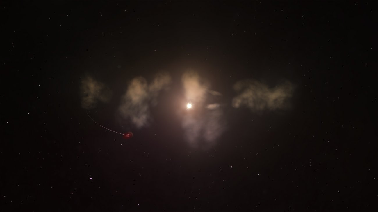 Gwiazda RZ Piscium. Źródło: NASA