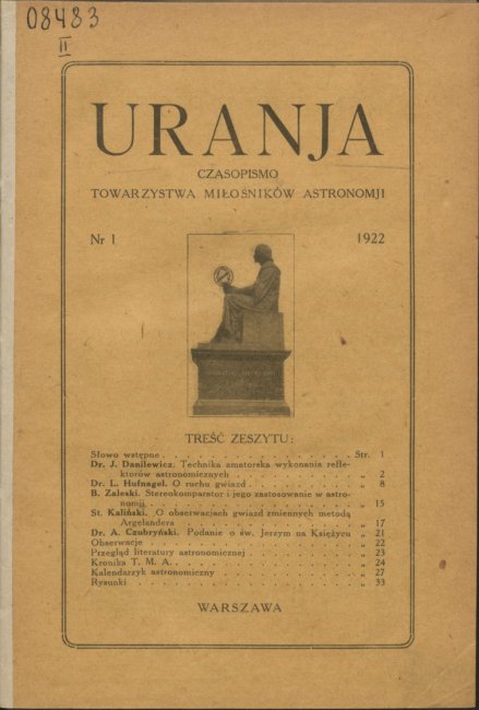 Urania nr 1/1922