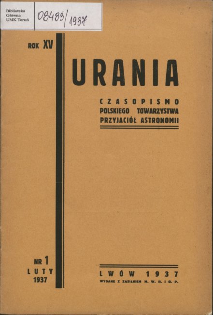 Urania nr 1/1937