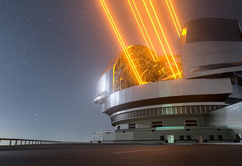 Artystyczna wizja teleskopu ELT