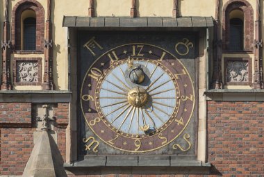 Zegar astronomiczny na Ratuszu Staromiejskim we Wrocławiu
