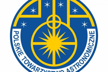 Logo Polskiego Towarzystwa Astronomicznego (PTA).