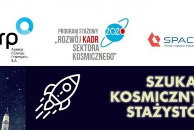 Konkurs o staż - rozwój kadr sektora kosmicznego 2020 