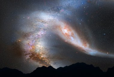 Wizja artystyczna galaktyki