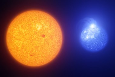 Porównanie plam na Słońcu i gwieździe EHB