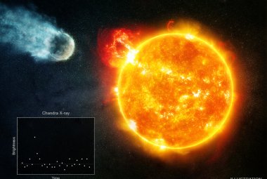 Wizja artystyczna Gwiazdy Barnarda i jej planety.