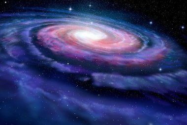 Obraz galaktyki Drogi Mlecznej.