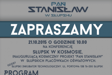 Plakat konferencji "Pan Stanisław w Słupsku".