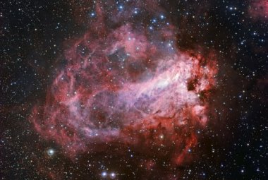 Mgławica Messier 17. Źródło: ESO