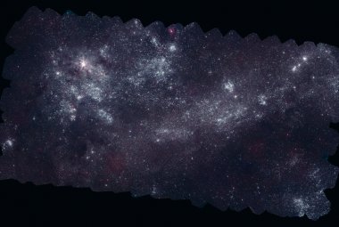Mozaika 2.200 zdjęć wykonanych przez satelitę Swift w zakresie UV złożona w jeden obraz przedstawiający Wielki Obłok Magellana. Źródło: NASA/Swift/S. Immler (Goddard) and M. Siegel (Penn State)