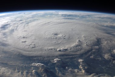 Ziemia z Kosmosu - fronty pogodowe i huragan. Źródło: www.pexels.com