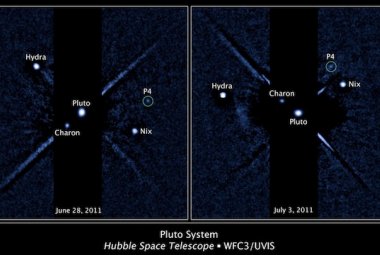 Układ satelitów Plutona. Źródło: HST