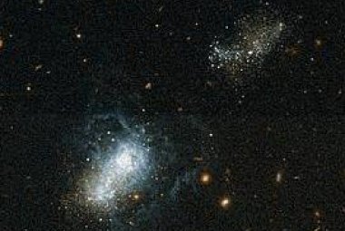 Galaktyka karłowata I Zwicky 18. Fot. Universytet Virginia. 