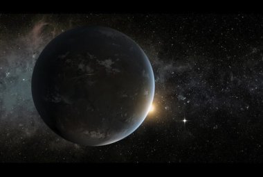 Artystyczna wizja planety Kepler-62f. Źródło: NASA
