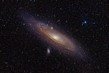 Zdjęcie Galaktyki Andromedy w zakresie widzialnym. Źródło: Adam Evans.