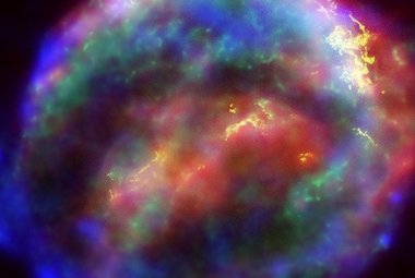 Mgławica po wybuchu supernowej SN 1604. Źródło: NASA/ESA/JHU/R.Sankrit & W.Blair