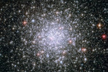 Powyższe zdjęcie jest złożeniem ekspozycji wykonanych w świetle widzialnym oraz w bliskiej podczerwieni przez kamerę Teleskopu Hubble'a przeznaczoną do przeglądów nieba. Pokrywa ono pole o rozmiarze około 3.4 na 3.4 minuty łuku.