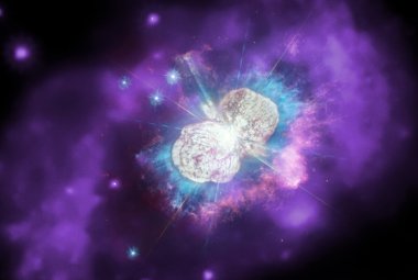 Powłoka materii otaczająca gwiazdę Eta Carinae.