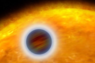 Fot. Artystyczna wizja pozasłonecznej planet źr. sciencedaily.com 