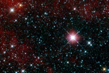 Fragment gwiazdozbioru Carina w podczerwieni sfotografowany w czasie testów detektora satelity WISE. Źródło: NASA/JPL-Caltech/UCLA