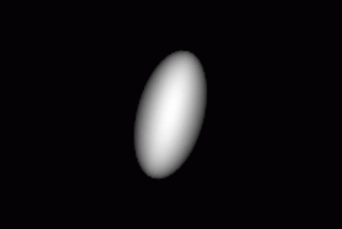 Animacja pokazująca jak Haumea rotuje. Źródło: web.gps.caltech.edu/~mbrown/2003EL61/