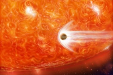 Na ilustracji: Czy czerwony olbrzym pochłania swoje planety? Źródło: NASA