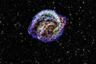 Obraz pozostałości po supernowej Keplera.
