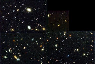 Głębokie Pole Hubble'a. Robert Williams (NASA, ESA, STScI) - Hubblesite.org: http://hubblesite.org/image/388/gallery